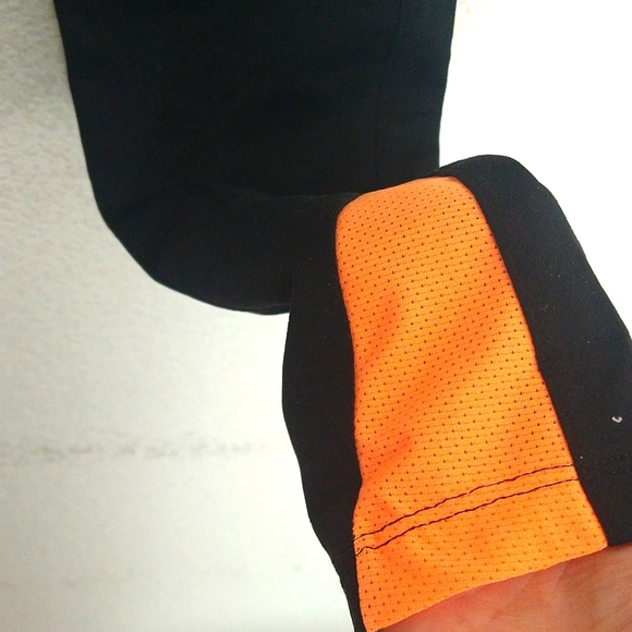 NWT Women's 90 Degree by Reflex Black Orange Yoga Workout Pants Size Small - Picture 6 of 6